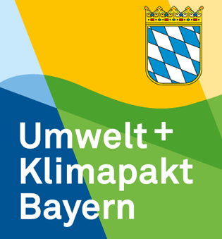Logo Umwelt + Klimapakt Bayern